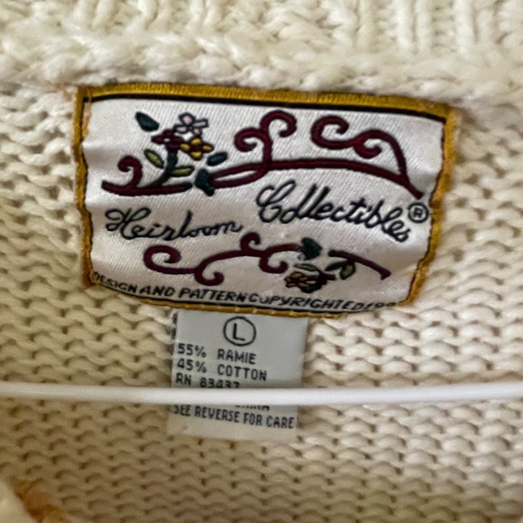 Very heavy floral sweater MB35 - Picture 2 of 2